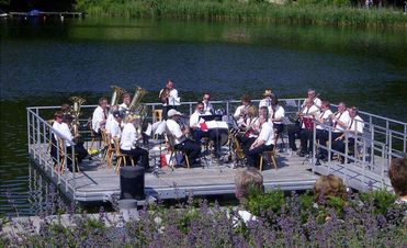 Musiker an der Uferpromenade